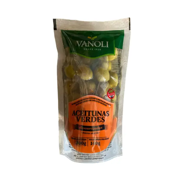 Aceitunas Verdes Descarozadas VANOLI 300gr