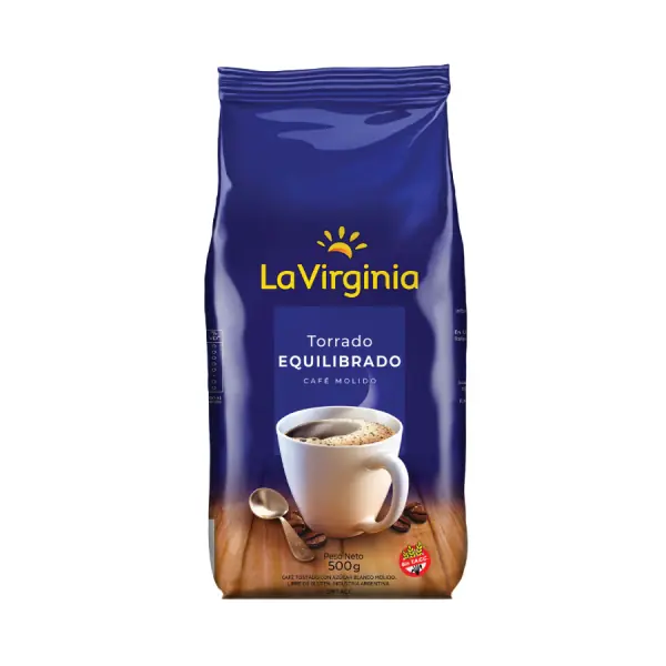 Café Molido Torrado Equilibrado LA VIRGINIA 500gr