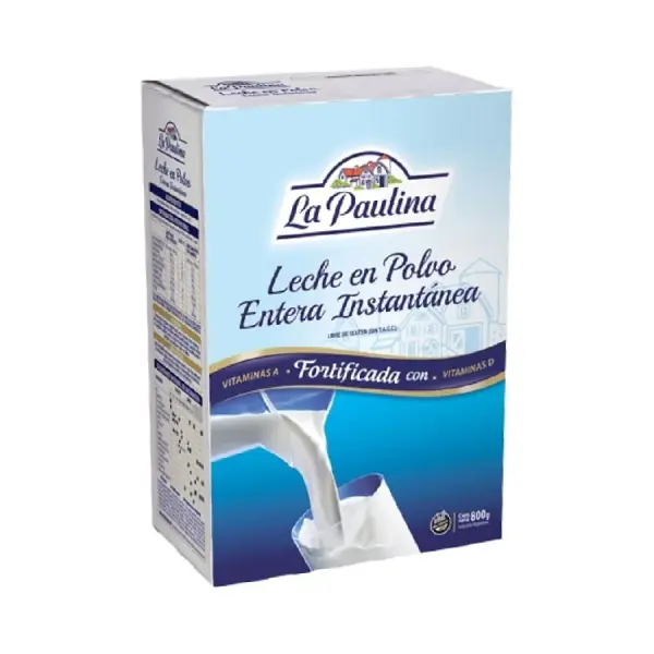 Leche en Polvo Entera LA PAULINA 800gr