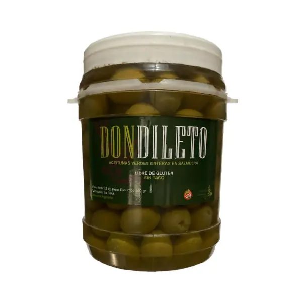Aceitunas Verdes DONDILETO 1.5kg